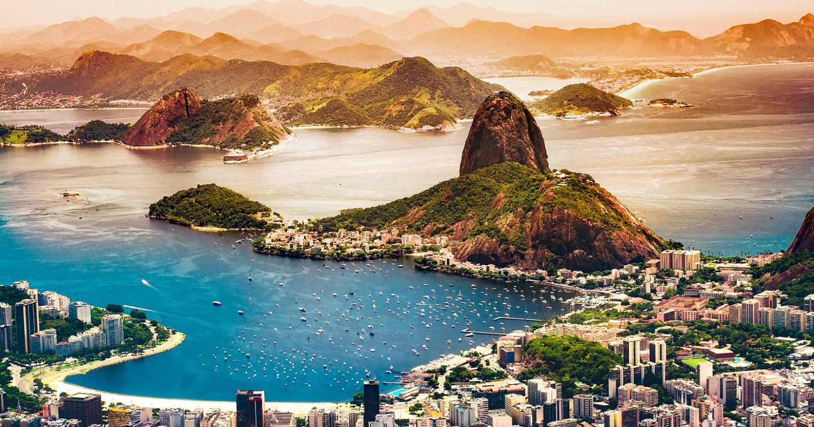 Vista do Rio de Janeiro com o Pão de Açúcar